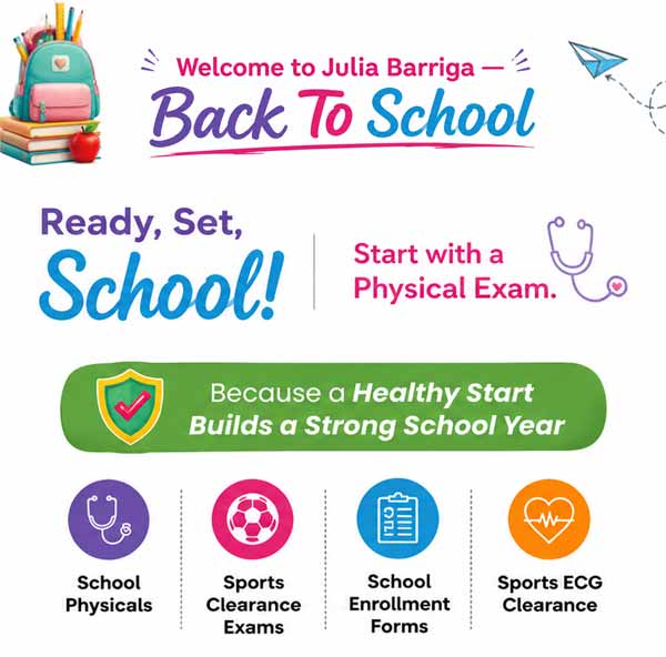 Welcome to Julia Barriga back to school Welcome to Julia Barriga back to school